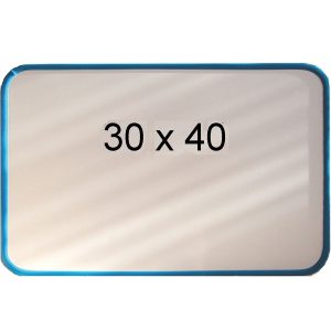 Magnet & whiteboardtavla 30 x 40 blå ram