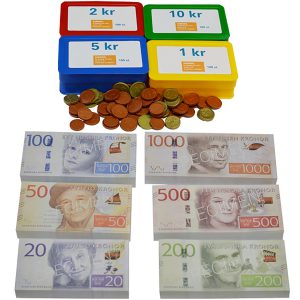 Pengar - Mynt och sedelpaket