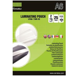 Lamineringsfickor A6 100-pack