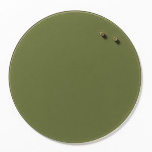 Glastavla magnetisk - Olivgrön