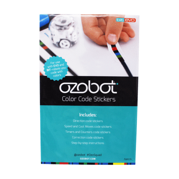 Ozobot color code stickers